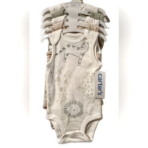 5 pk Carters Sleeveless Onsies